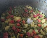 A picture of step 4 of French beans stir fry.