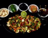 A picture of step 4 of Singhara Salad.