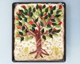 Foto del passaggio 5 della ricetta Focaccia fiorita "Albero, simbolo universale della vita" 🌷