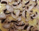 A picture of step 3 of A plain Mushroom Omelette.