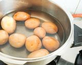 A picture of step 1 of Delicious unique healthy authentic Kashmiri pandit style Kashmiri Dum Aloo.