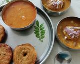 A picture of step 6 of Sambar Vada.