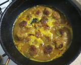 A picture of step 8 of Kacha Kolar Kofta curry/ Plantain Kofta Curry.
