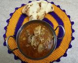 A picture of step 25 of Siri (Goat Head Stew).