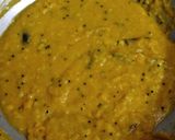 A picture of step 4 of Moong dal.