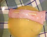 Foto del paso 6 de la receta: Espárragos blancos rebozados con jamón y queso