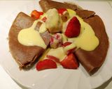 Vanília krém - Angol krém -Creme anglaise - édességekhez, palacsintákhoz, gyümölcsök-kísérőjének recept fázis 8 fotója