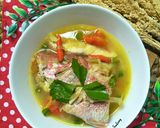 Foto langkah ke 4 dari resep Sop Ikan Kakap Merah.