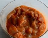 A picture of step 1 of KFC style chicken popcorn.