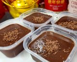 Foto langkah ke 5 dari resep Choco Silky Pudding.