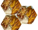 A picture of step 5 of Roasted chicken breast with fried plantain.