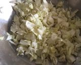 A picture of step 2 of Dal chana cabbage vada.