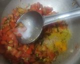 A picture of step 5 of Tuar daal.