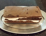A picture of step 20 of Chocolate Layer Torte with Coconut Cream Filling and Frosting.