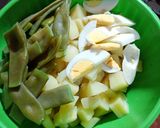 Foto del paso 3 de la receta: Ensalada de chaucha, papa y huevo