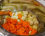 Foto del paso 2 de la receta: Puré de berenjena, zanahorias, boniato y quesitos