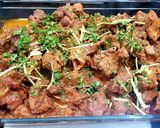 A picture of step 5 of Afghani mutton.