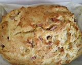 A picture of step 2 of Rustic bread with ricotta and speck.