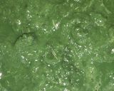 A picture of step 1 of Cream of spinach soup.