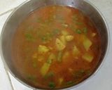 A picture of step 3 of French Beans sabzi.