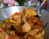 Foto langkah ke 5 dari resep Oseng Cumi asin tahu.