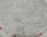 A picture of step 2 of Daal chawal with mango salsaa.