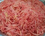 A picture of step 1 of Gajar ka Halwa.