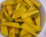 Hình bước làm 1 của món Sữa bí đỏ