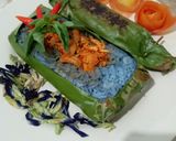 Foto langkah ke 6 dari resep Nasi bakar bunga talang.