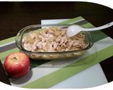 Foto del paso 6 de la receta: Pechuga de pollo fileteada con manzana y cebolla, al horno (hecha en robot de cocina)