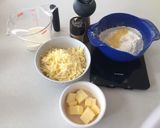 A picture of step 1 of Cheese scones.