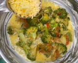 Foto del paso 5 de la receta: Pastel de brócoli 🥦 keto esto quedó DIVINO😍😋😋😋