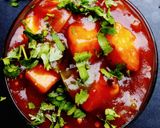A picture of step 6 of Paneer Manchurian.