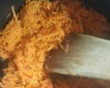 A picture of step 1 of #carrot samolina sweet stuff with nuts&rose petal jam#dussehra.