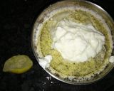 A picture of step 11 of Medu vada with sambhar and coconut chutney.