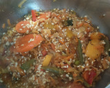 Foto del paso 5 de la receta: Arroz integral con verduras asiáticas