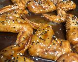 A picture of step 4 of Honey-Sriracha-Soy Sticky Wings.