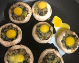 Foto del paso 4 de la receta: Champiñones rellenos de puerros y espinacas