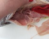Foto del paso 3 de la receta Trucha a la navarra -al horno-