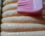 Foto langkah ke 7 dari resep Roti Sisir Wijen (sponge & dough methode).