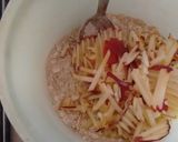 Foto del paso 4 de la receta: Tortita para merienda o desayuno con avena,harina integral y frutas..💪💜