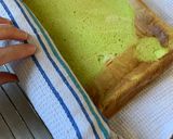 A picture of step 7 of Pandan Roll Cake.