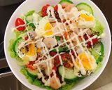 A picture of step 3 of Shrimp and Egg Salad for Lunch.
