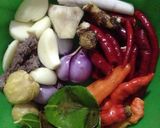 Foto langkah ke 1 dari resep Bothok/Pepes daun singkong dan tahu.