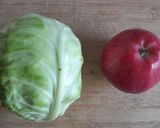A picture of step 1 of Cabbege apple salad.