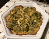 Une image de l'étape 5 de Brocolis sauce crémeuse au bouillon de crevettes et cresson.