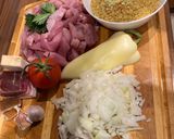 Borsos tokány bulgurral😜 recept fázis 1 fotója