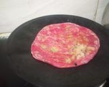 A picture of step 4 of Beetroot Paratha.