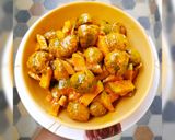 A picture of step 1 of Gunda keri pickle recipe.
