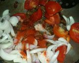 A picture of step 2 of Keema karely.